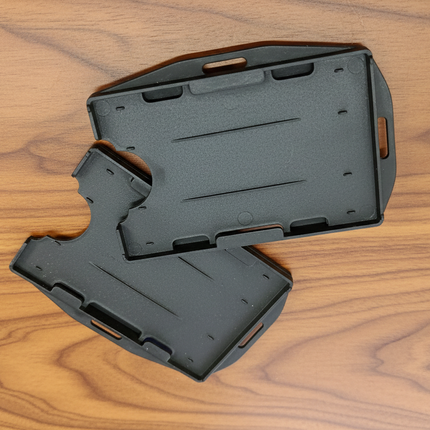 Hard Pouch (K2) - Double slot Black - Paper size 5.3x8.5cm