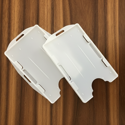 Hard Pouch (K3) - Double slot White - Paper size 5.3x8.5cm