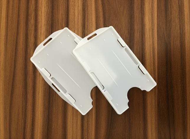 Hard Pouch (K3) - Double slot White - Paper size 5.3x8.5cm