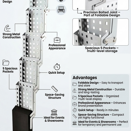 Metal Brochure Stand