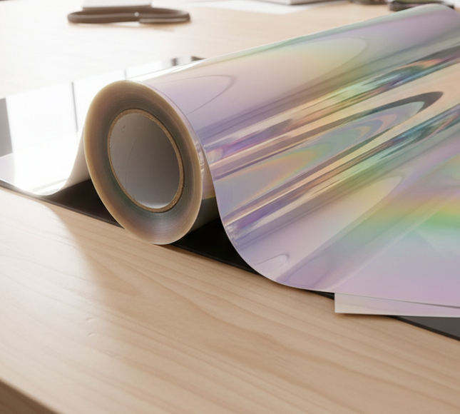 Rainbow Sticker Blue 1.37 x 50m