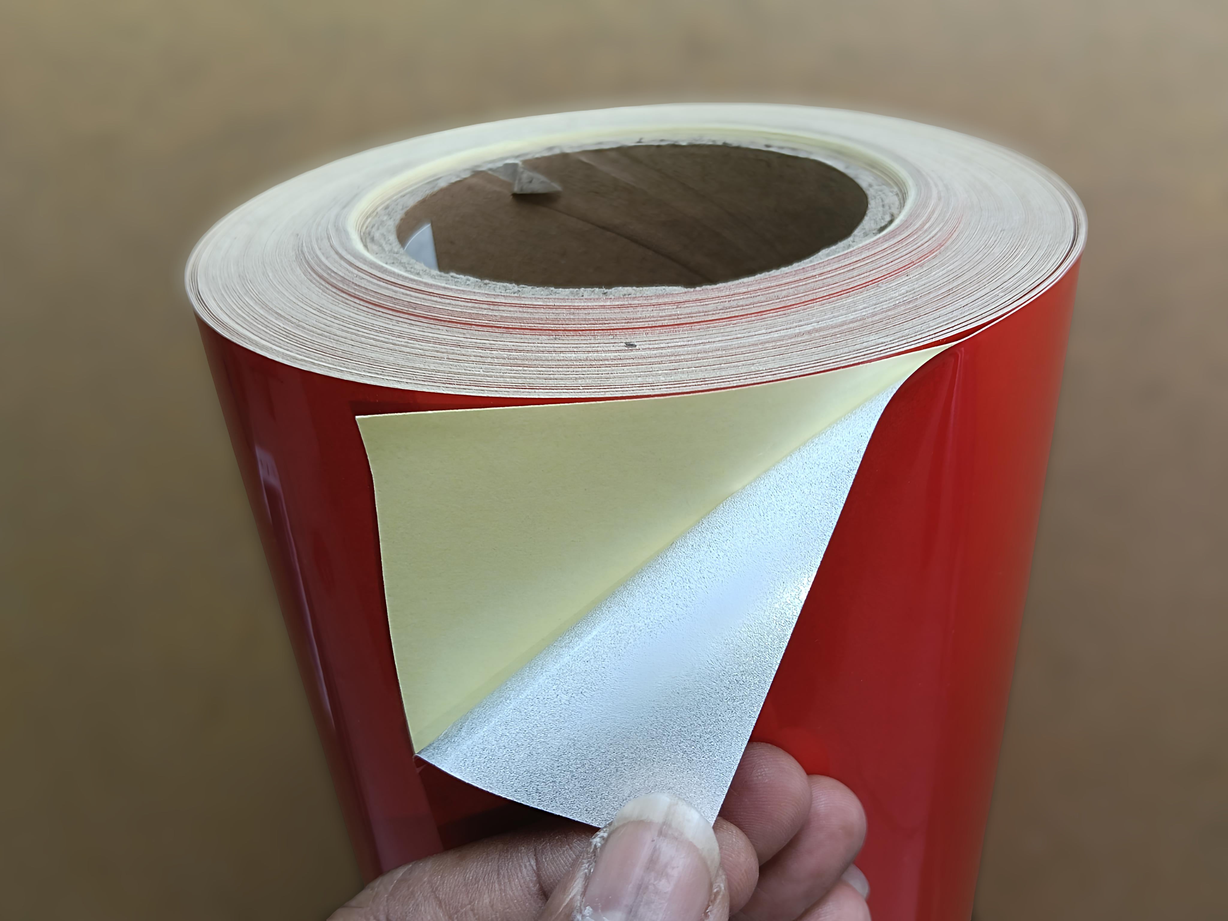 Red Reflective Sticker for Signs and Safety Markings