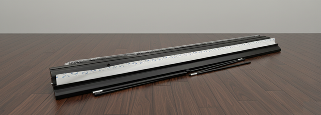 Roll Up Stand Broad base 300 x 200 cms Heavy Duty - Trinity- Black