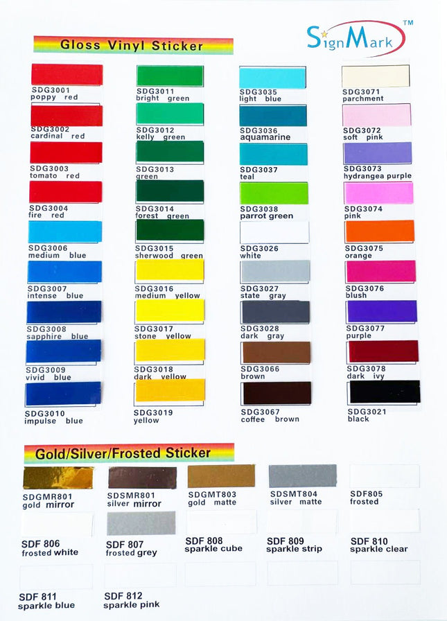Signmark Vinyl Silver Mirror 61cm x 50 M Centre cut roll SDSMR 802 in roll - Sign and Display UAE