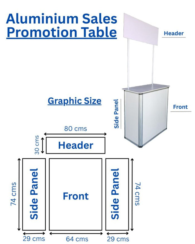 Sales Promotion Table  Aluminium
