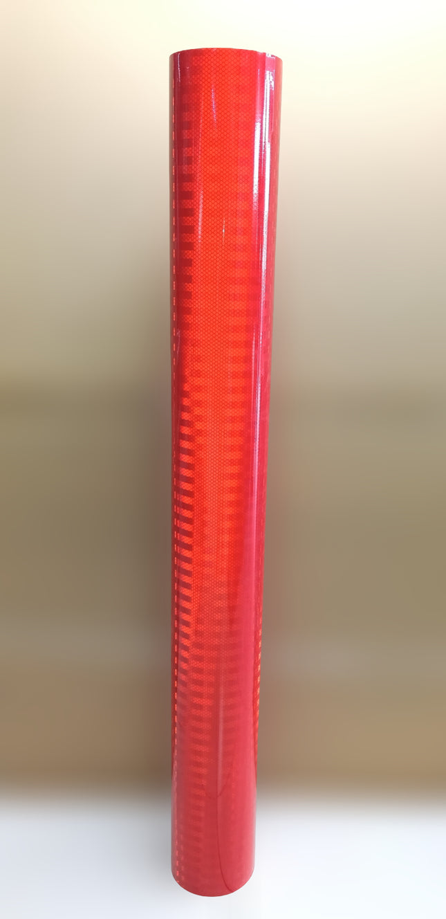 Seamless High Intensity Reflective - Red 122x45.7mtrs Prismatic Diamond garde
