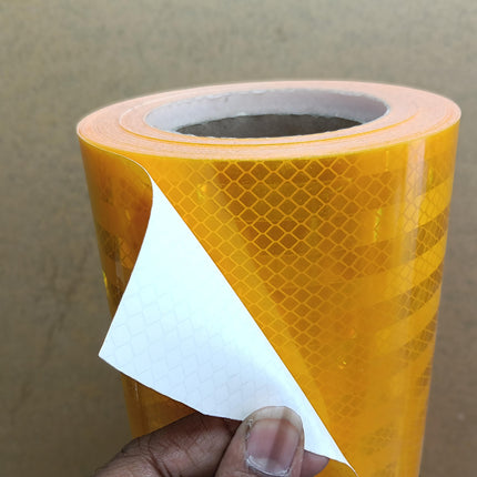 High Intensity Yellow Diamond Grade Reflective Sticker Roll