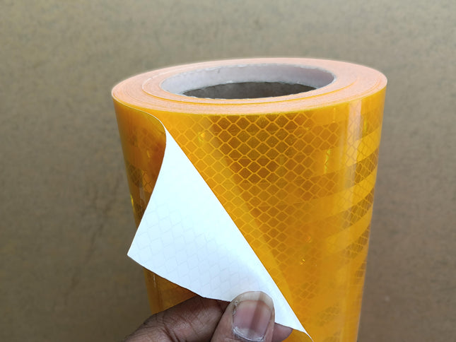 High Intensity Yellow Diamond Grade Reflective Sticker Roll