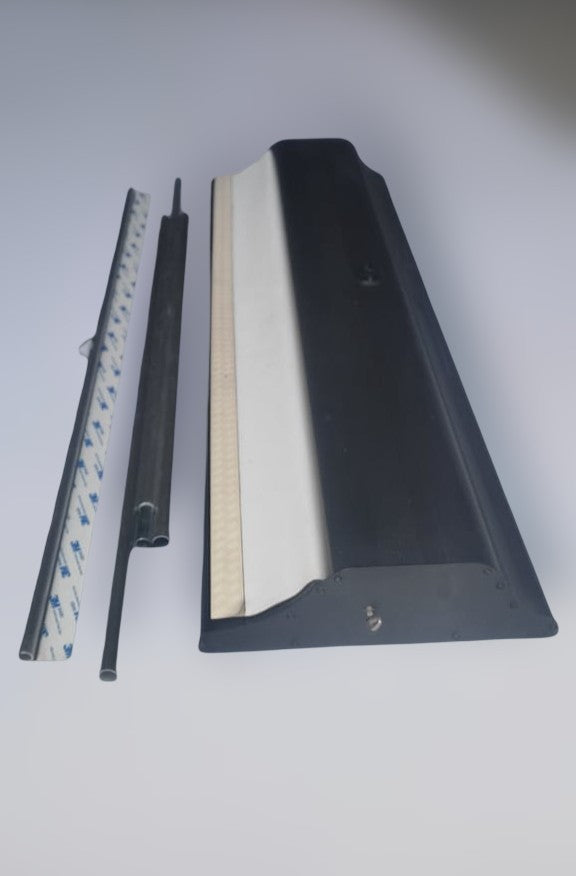 Roll Up Stand Single Side Broad base - Black 85 x 200 cms - Sign and Display UAE