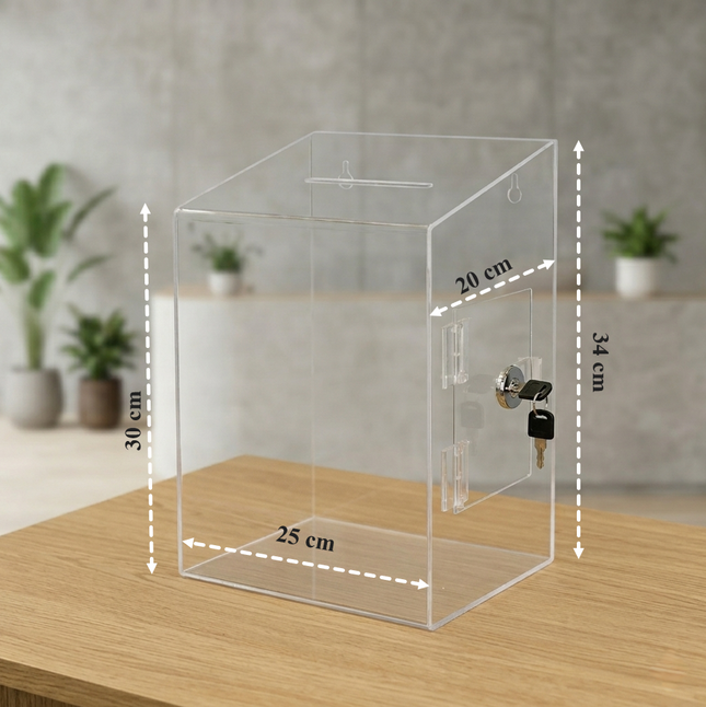 Suggestion Box - SDAD ( Slanted Raffle Box)