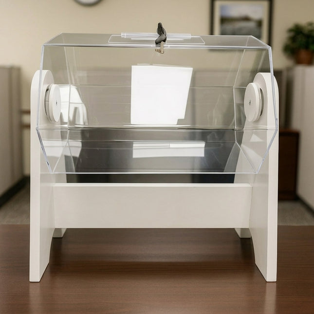 Table top Rotating Raffle Drum 30cm x 40cm SDAD