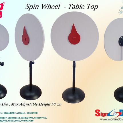 Spin Wheel - Table Top