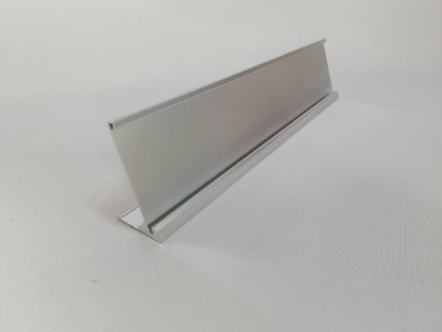 Table Name Holder - Chrome Size 2" x 10" (5cms x 25cms)