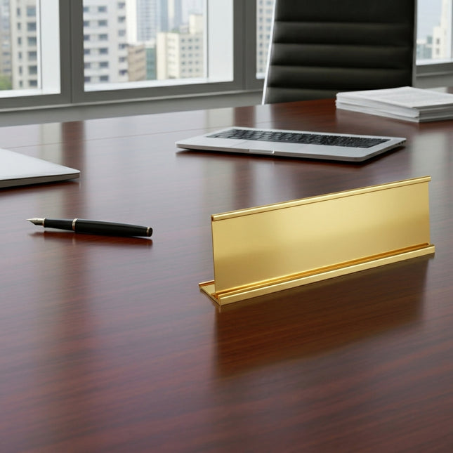 Table Name Holder - Gold - Size 2" x 8" (5cms x 20cms)