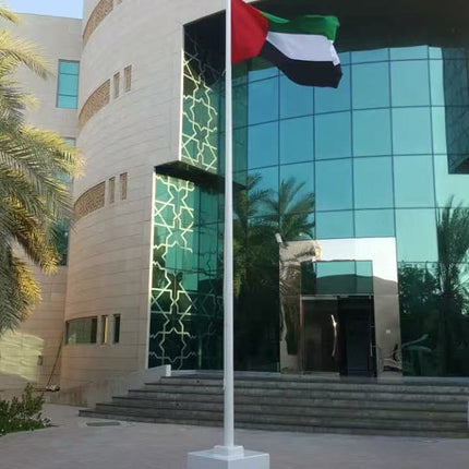 Fiber Flag Pole - 6 MTR with Accessories ( Hoisting type)