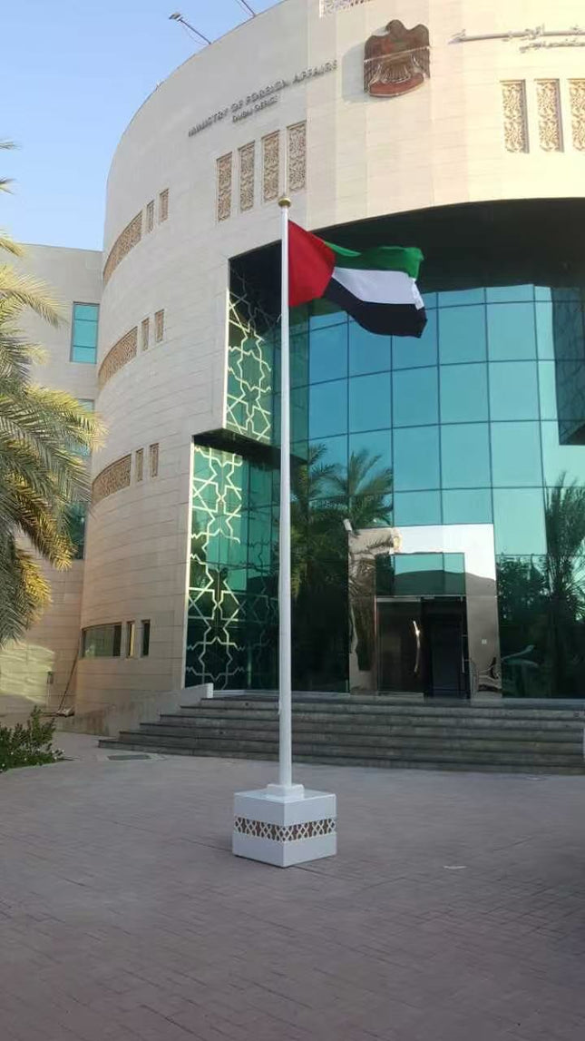 Fiber Flag Pole - 6 MTR with Accessories ( Hoisting type)