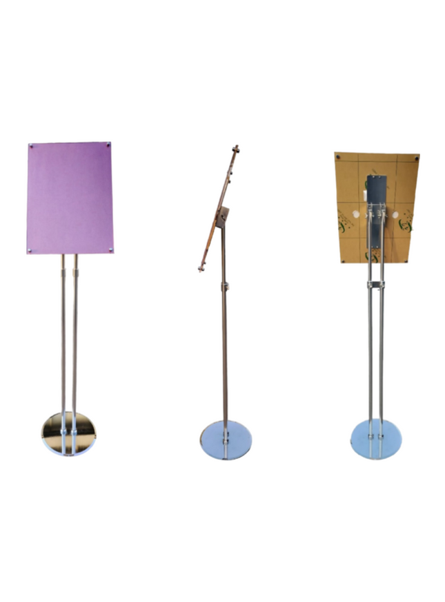 Adjustable Acrylic Info Board A4 - Sign and Display UAE
