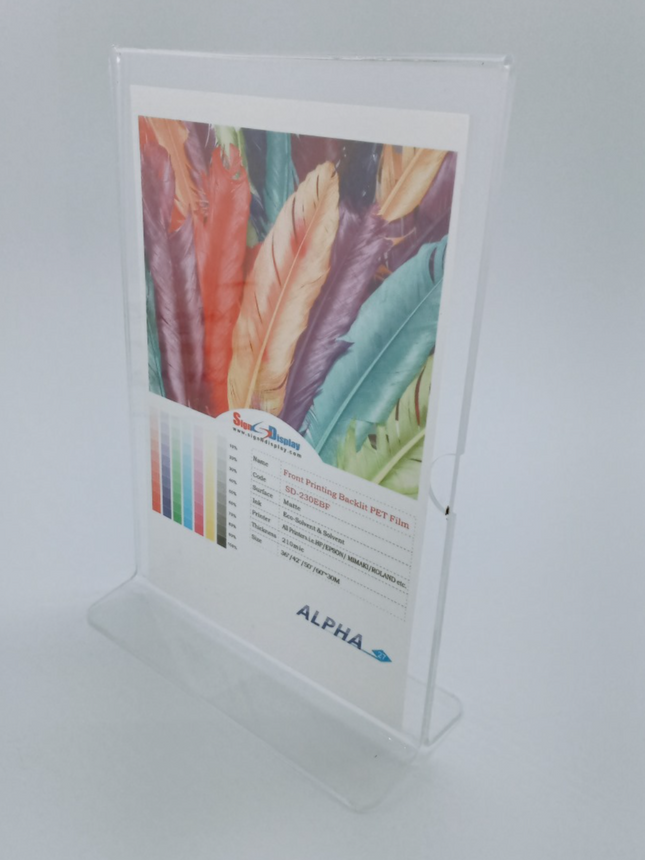 Table Top Leaflet Holder - A4 (L Type) SDAD - Sign and Display UAE