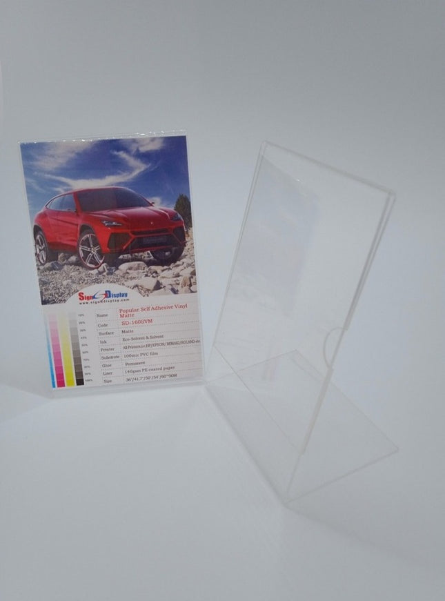 Table Top Leaflet Holder - A4 (T Type) SDAD - Sign and Display UAE