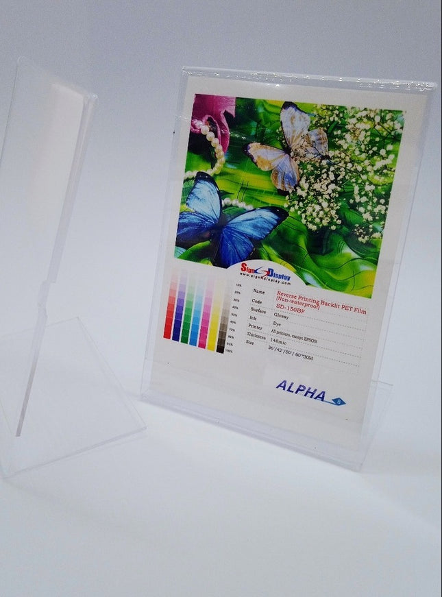 Table Top Leaflet Holder - A6 (L Type) SDAD - Sign and Display UAE