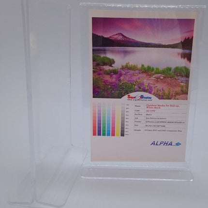 Table Top Leaflet Holder - A5 (L Type) SDAD - Sign and Display UAE