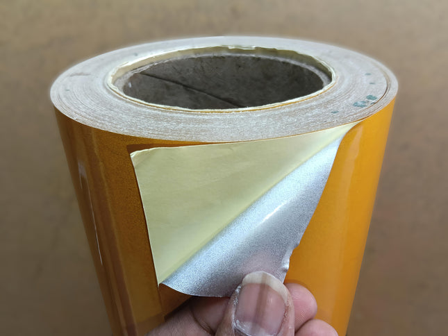Yellow Reflective Sticker for Signs and Safety Markings