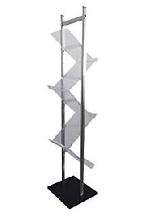 Brochure Holder Zig Zag A4 Non Foldable SDAD - Sign and Display UAE