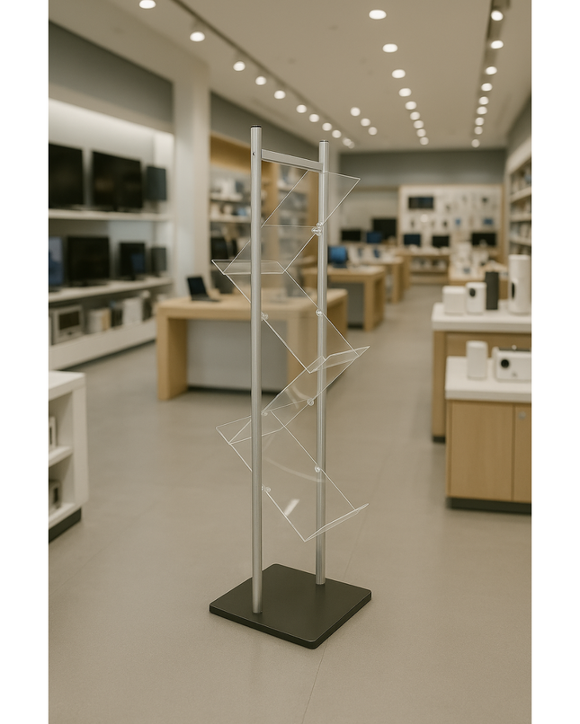 Brochure Holder Zig Zag A4 Non Foldable SDAD