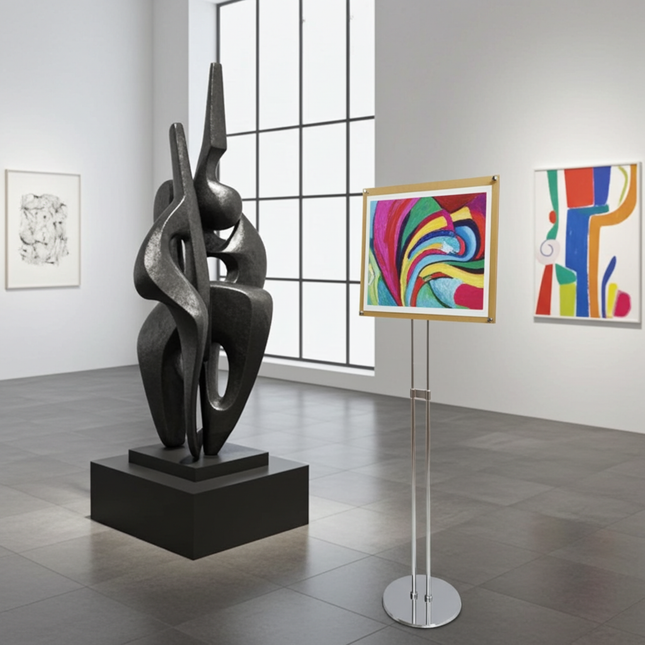 Adjustable Acrylic Info Board A4